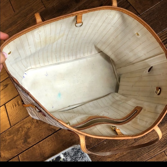 SOLD!!!!  Louis Vuitton Neverfull MM damier azur - Picture 7 of 8